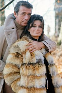 Anouk Aimée and Yves Montand