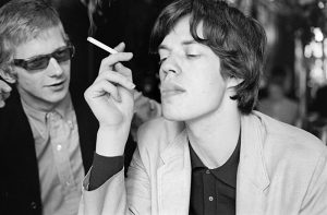 Andrew Loog Oldham and Mick Jagger